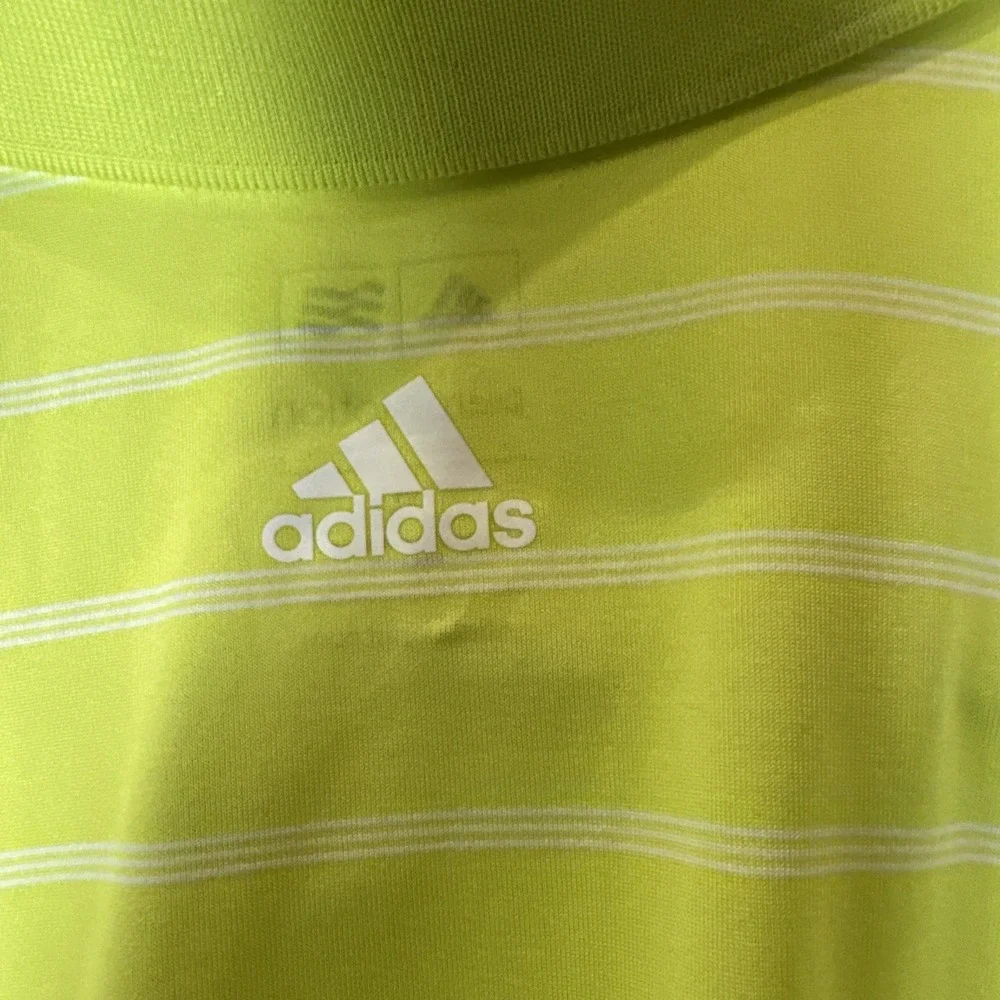Adidas Polo Shirt Mens XL Puremotion Colonial Country Club Golf Logo Shirt